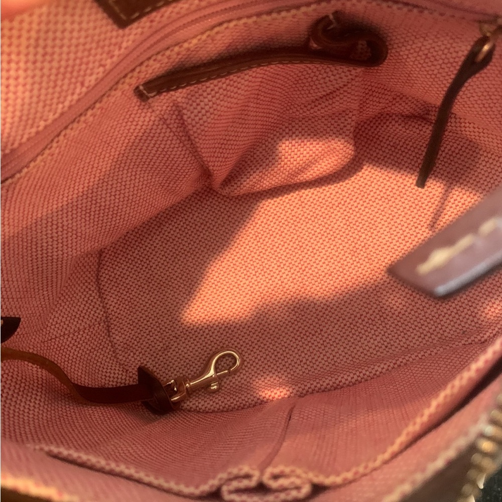 Dooney & Bourke Denim Blue Jean Bucket Bag - Picture 6 of 6